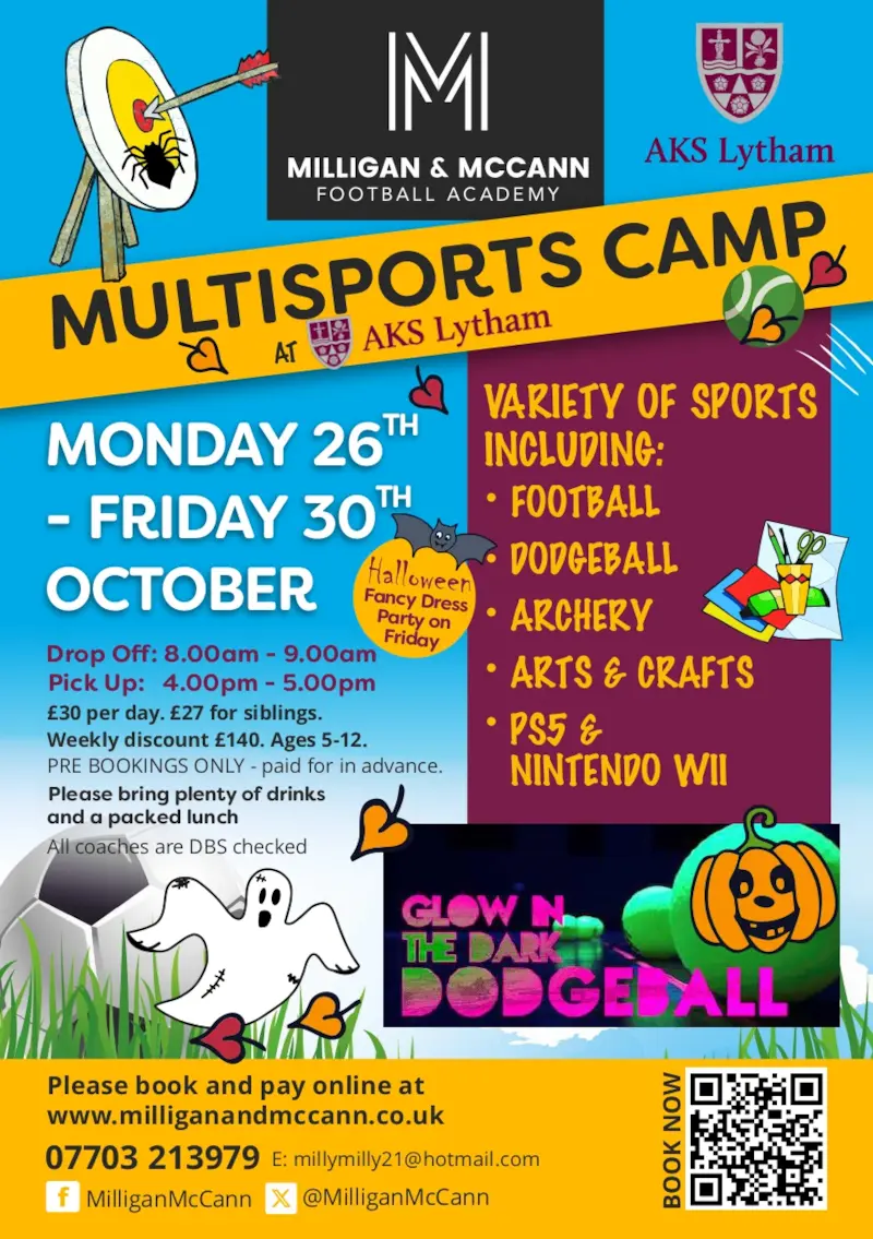 Milligan & McCann Football Academy - Holiday Club
